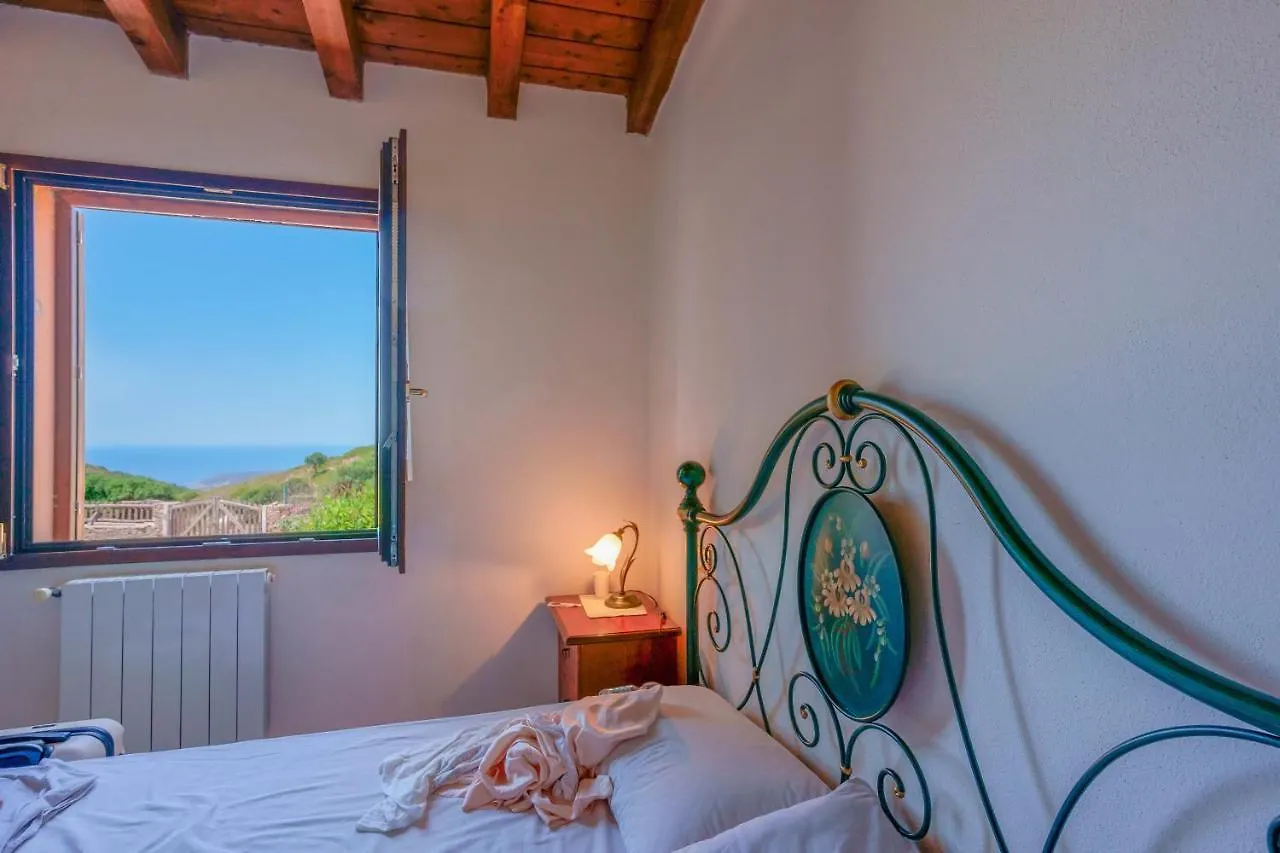 Villa L'Oasi Del Cervo à Arbus Séjour à la ferme